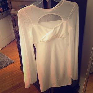 Prettylittlething white dress